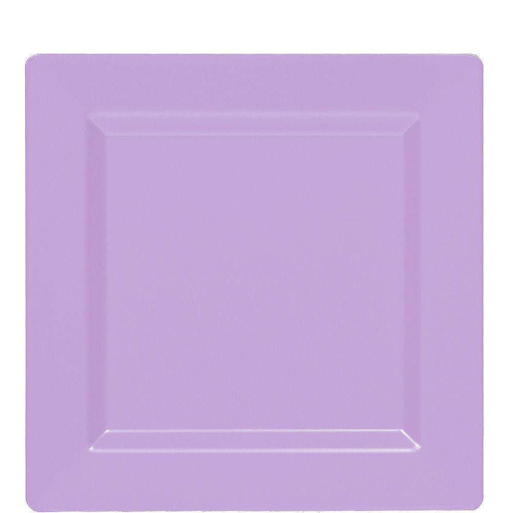 Plato Lavanda Cuadrado 7.25in 10ct