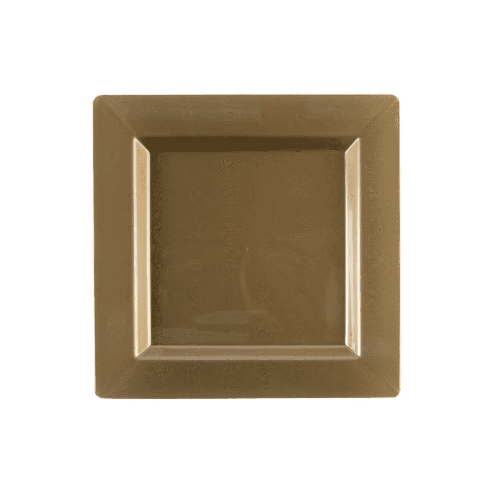Gold Plate Square 7.25in 10ct
