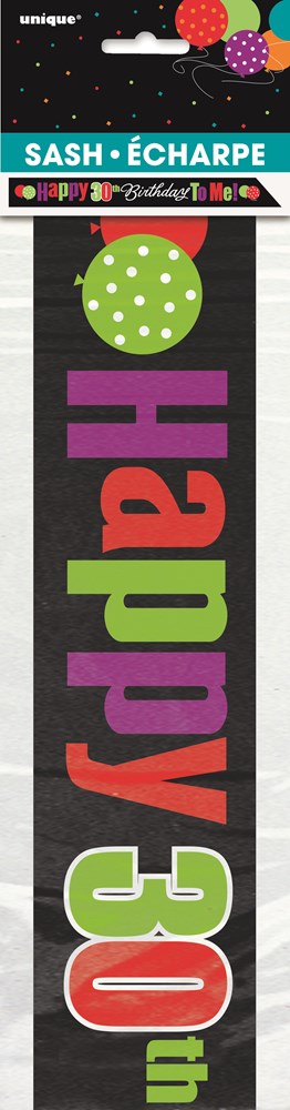 Banda de cumpleaños 30 años