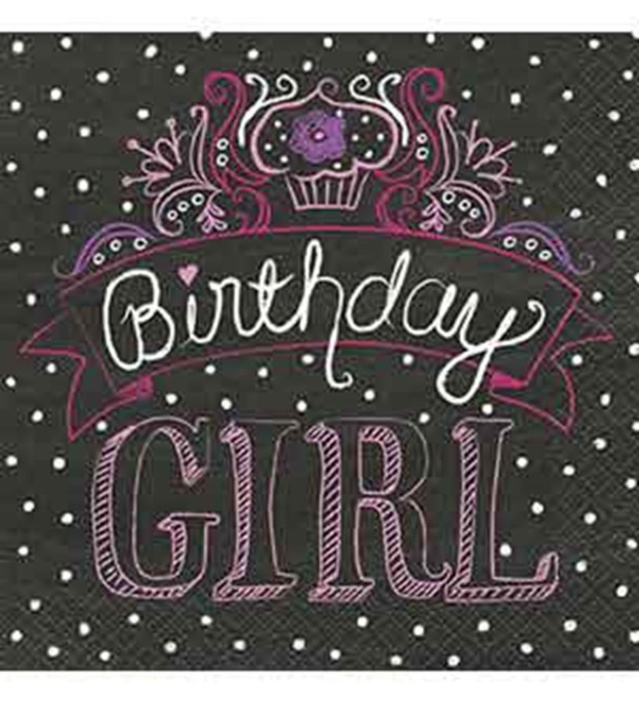 Servilleta Dulces de Cumpleaños (S) 16ct