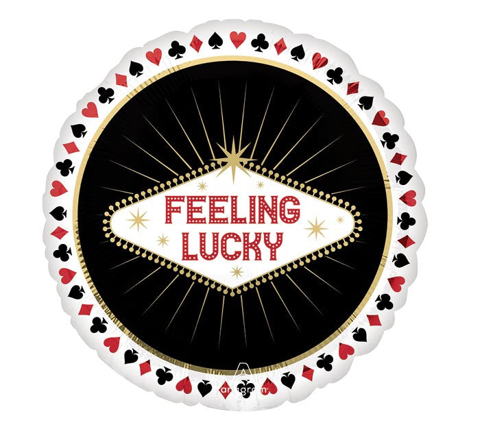 Anagram 17 inch Feeling Lucky Foil Balloon 1ct