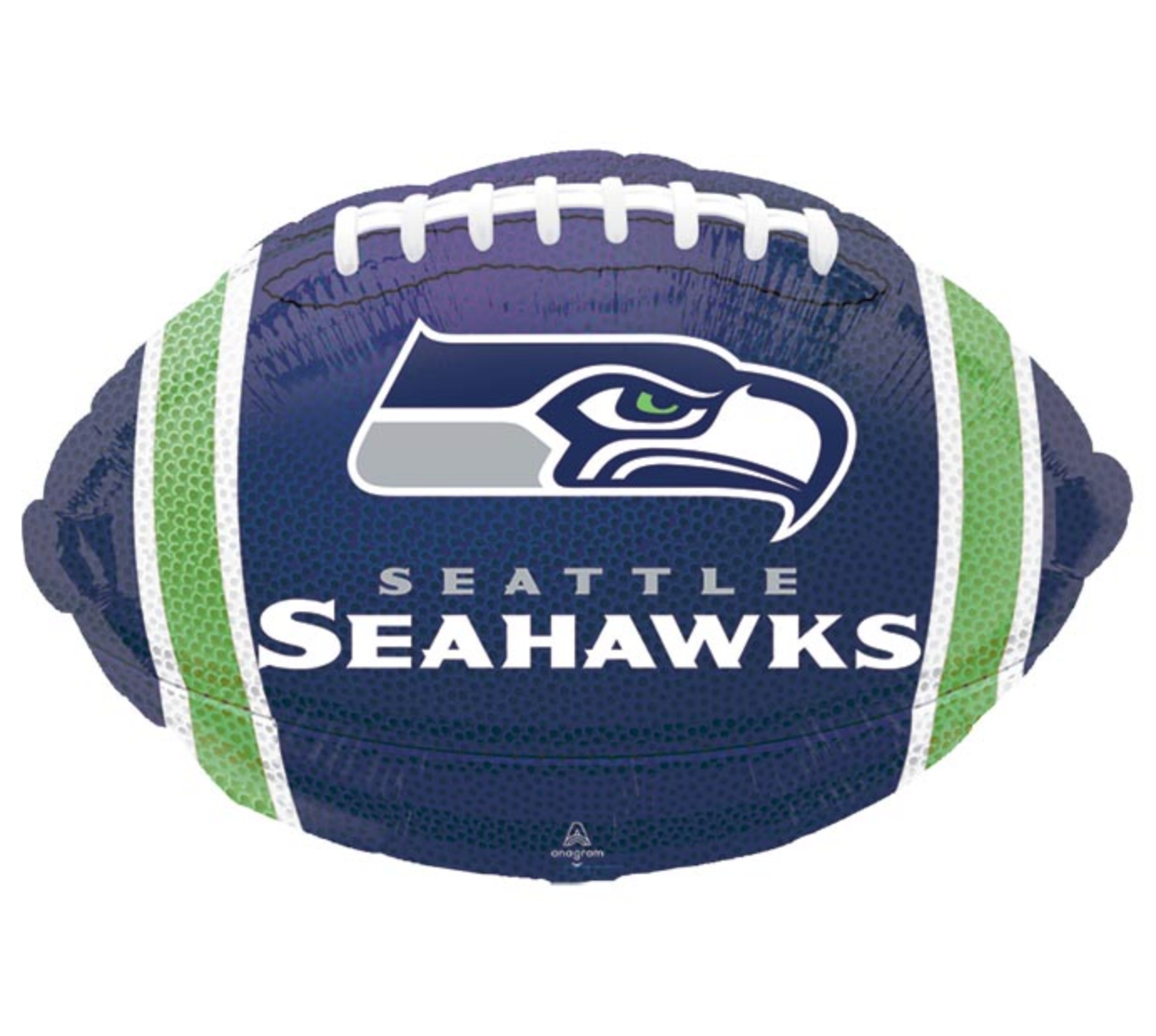 Anagram Foot Ball Shape NFL Seattle Seahawks 17 inch Foil Balloon 1ct