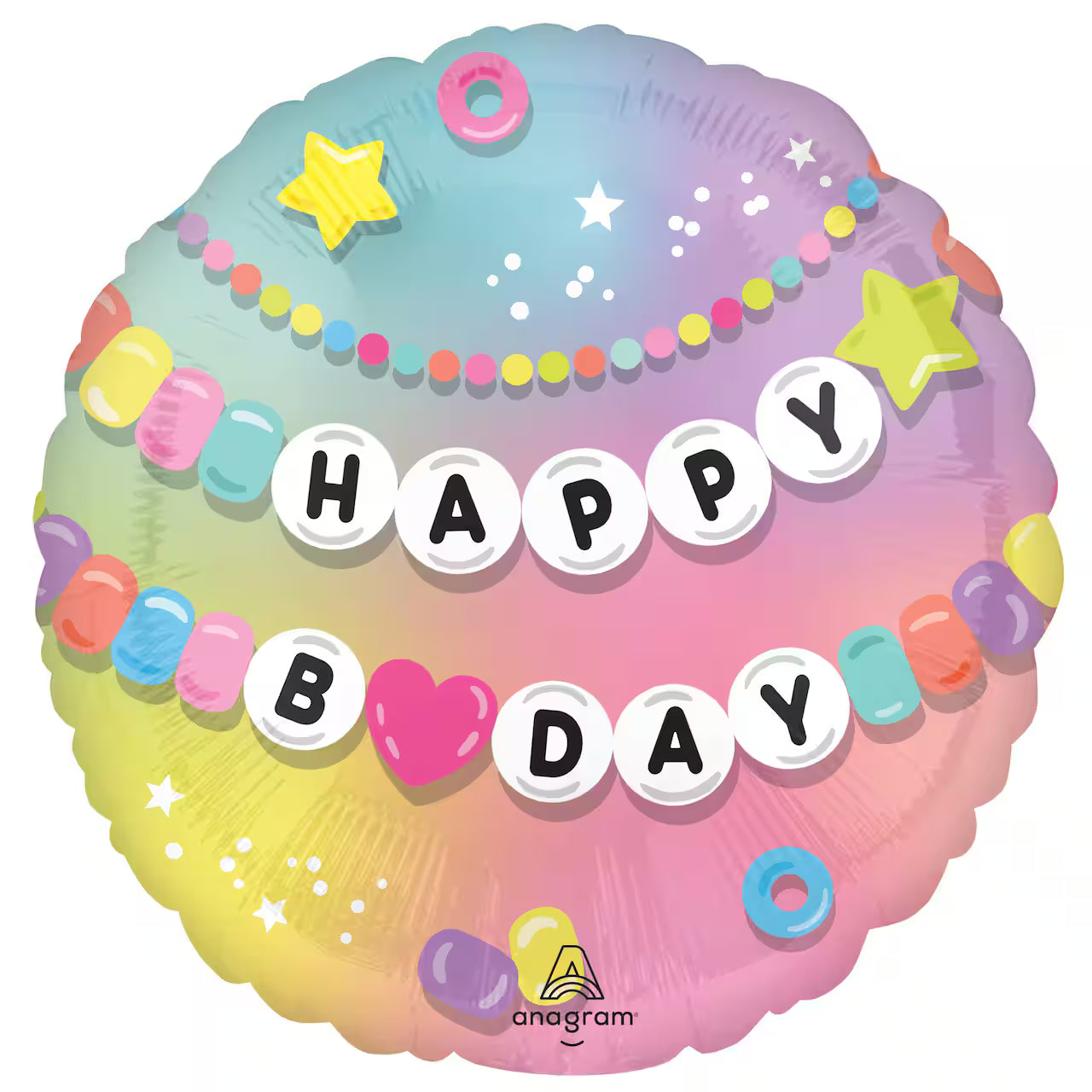 Anagram 17 inch Friendship Balloon Foil Balloon 1ct