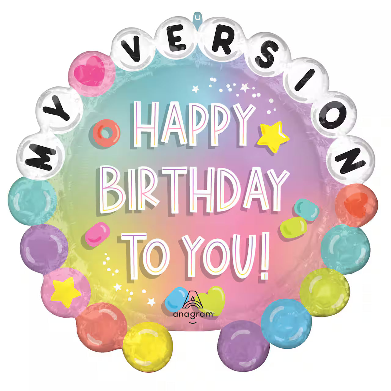 Anagram 26 inch Friendship Balloon Foil Balloon 1ct