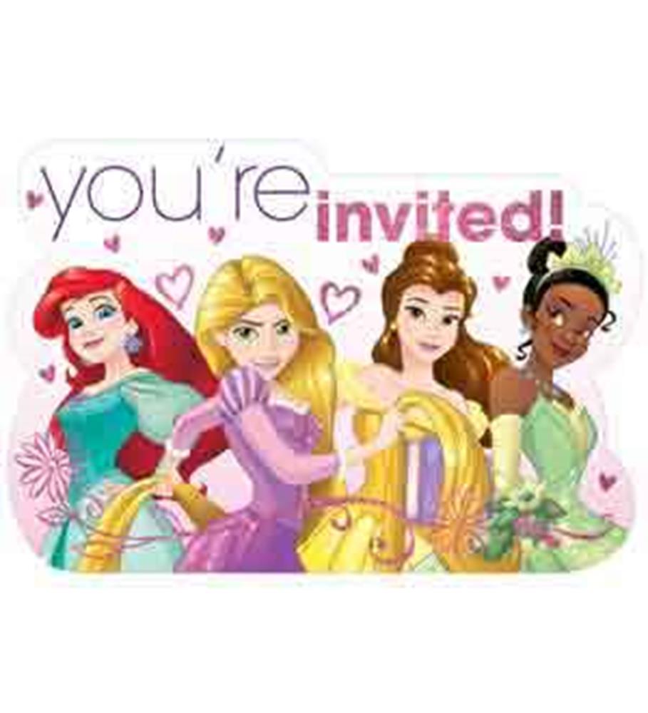Disney Princess Dream Big Invitation 8ct