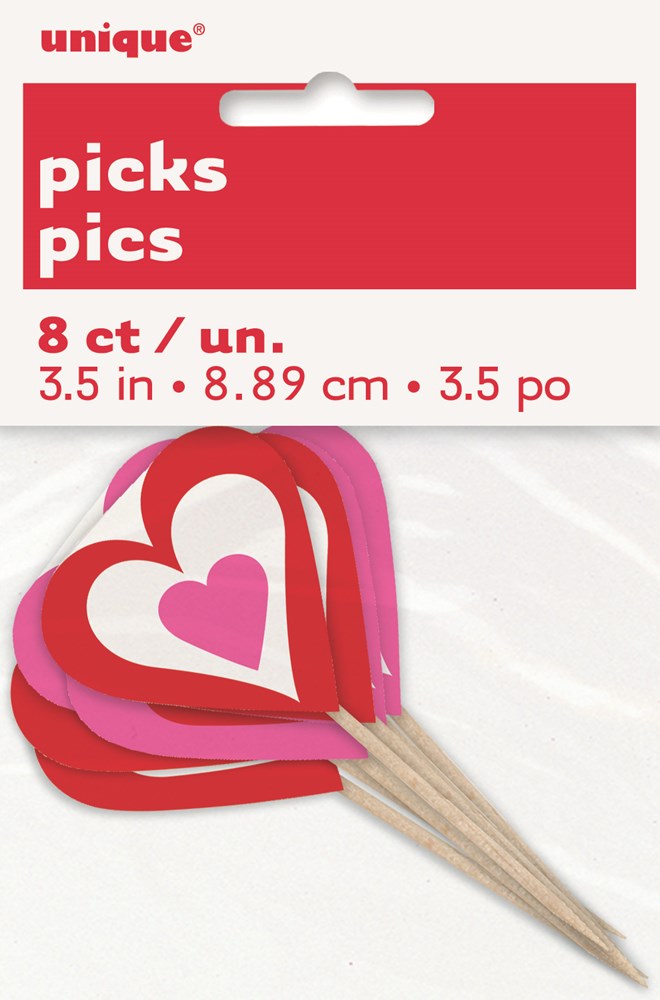Púa de corazón 8ct