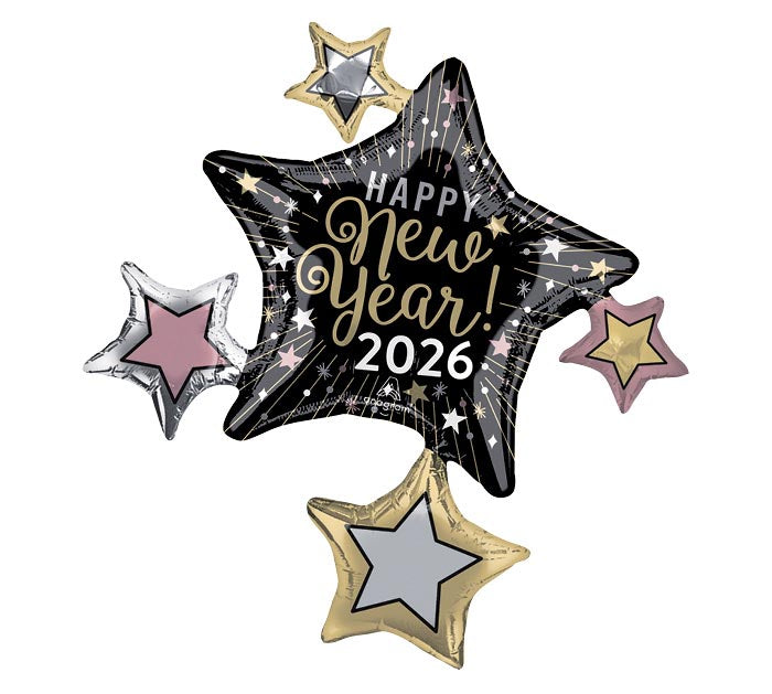 Anagram 35 inch New Years Eve Foil Balloon 1ct