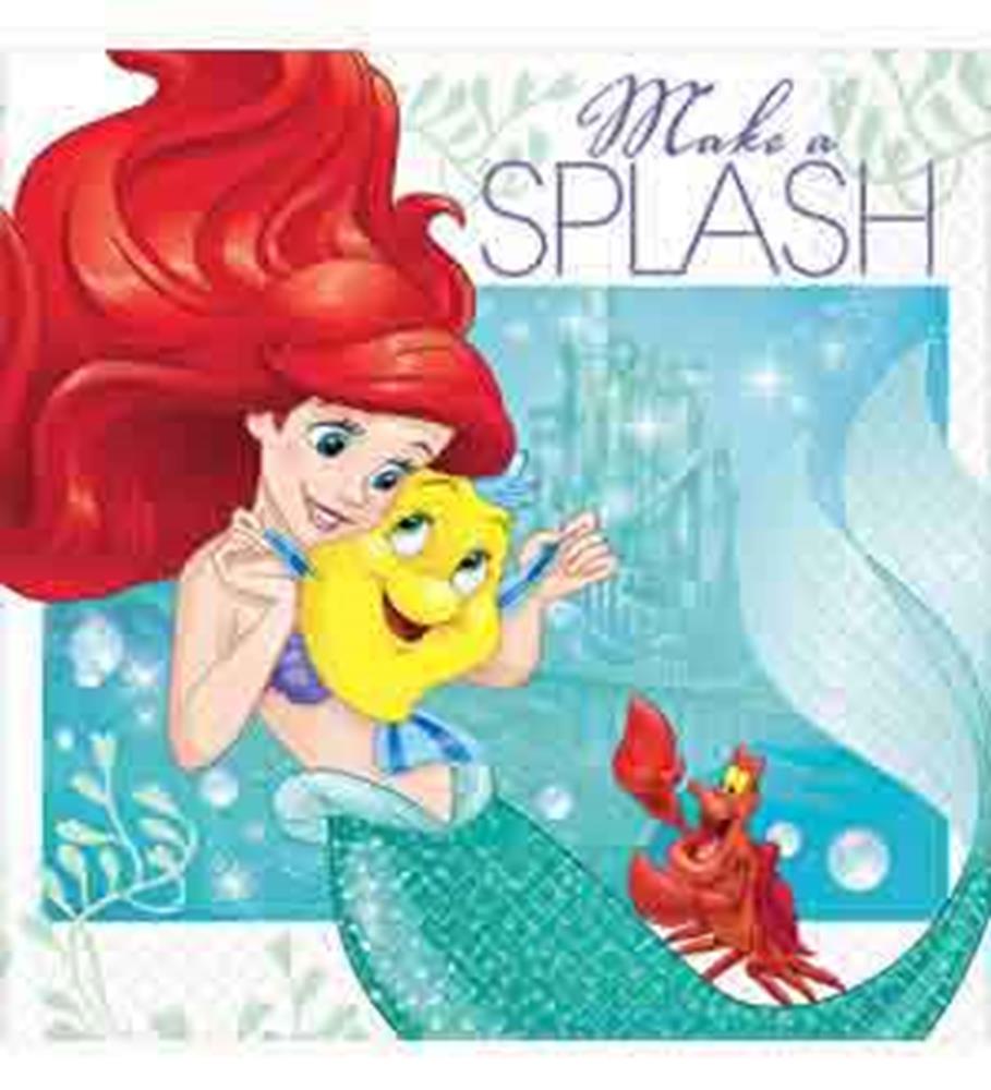 Disney Ariel Dream Big Napkin (S) 16ct
