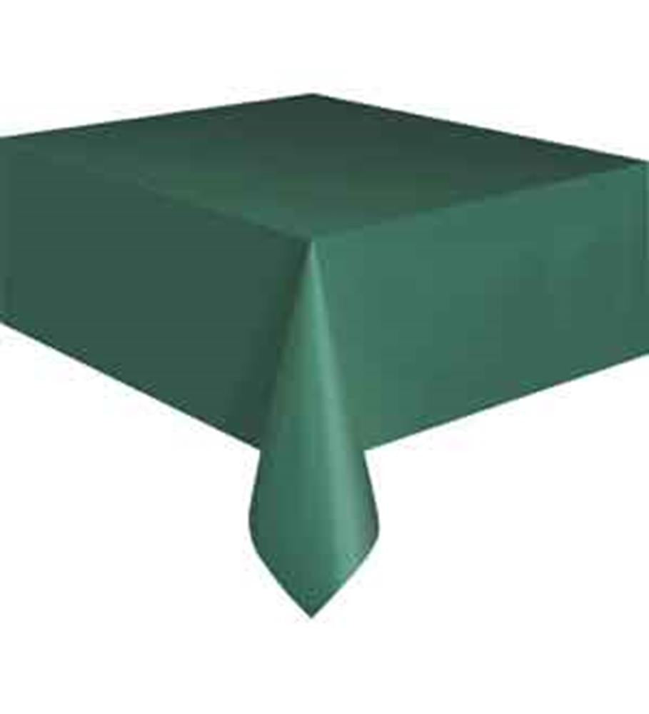 Mantel rectangular verde bosque de 54 pulgadas