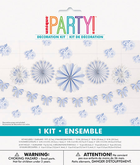 Dainty Bows Decor Kit 9pc