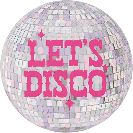 Disco Ball Shape Lunch Napkin 16ct