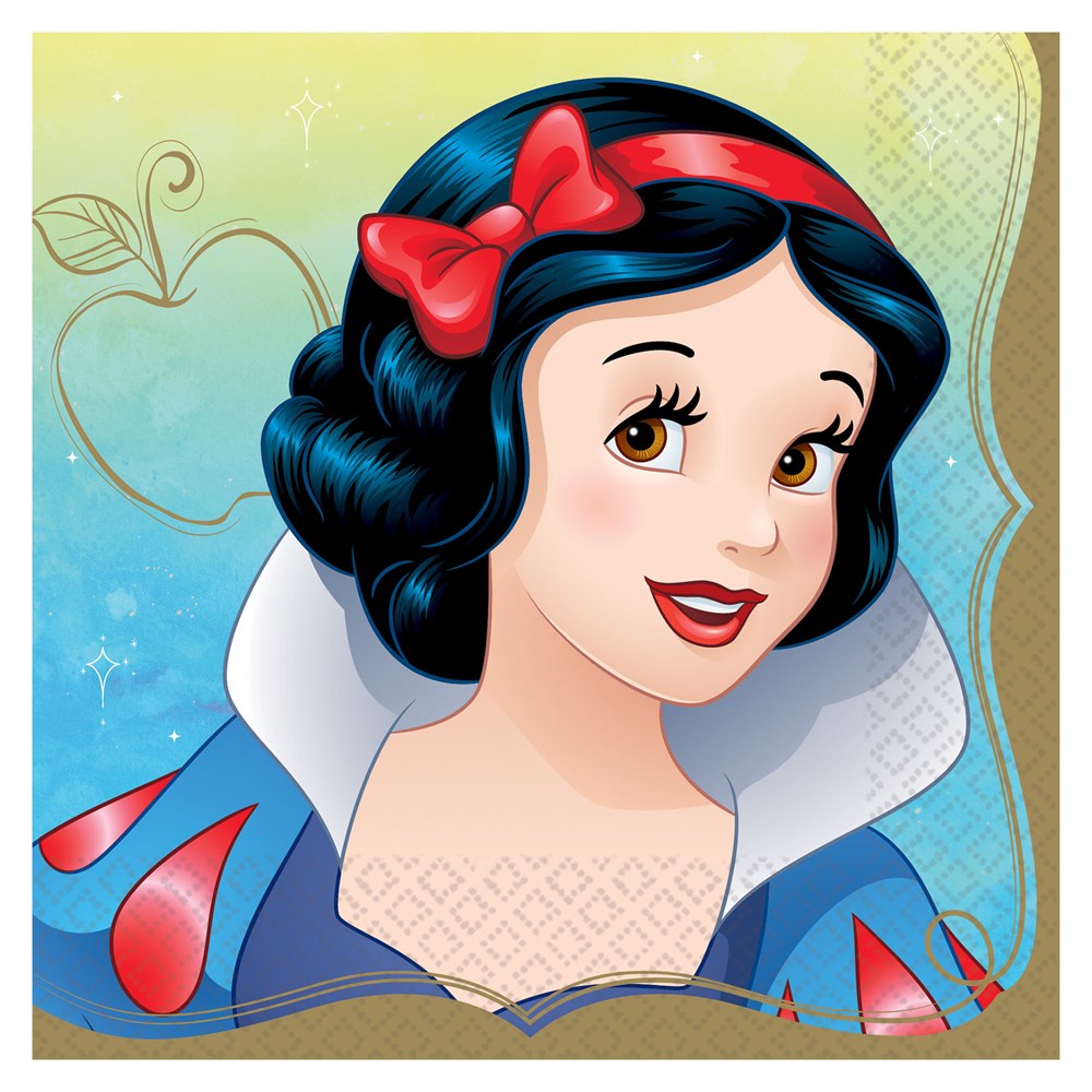 Disney Princess Once Upon A Time Lunch Napkin Snow White 16ct