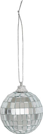 Silver Mini Hanging Disco Balls 5ct