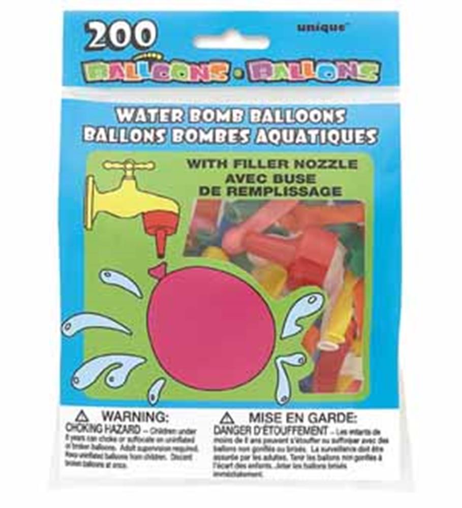 Globos de agua con boquilla 200uds