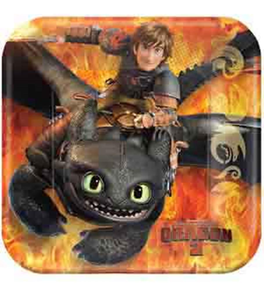 How To Train Your Dragon 2 Plate (S) 8ct
