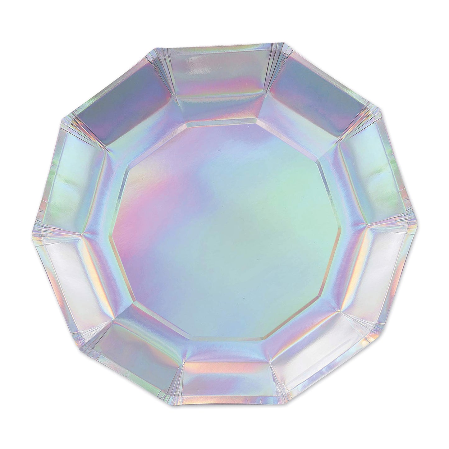 Iridescent Decagon Plate
