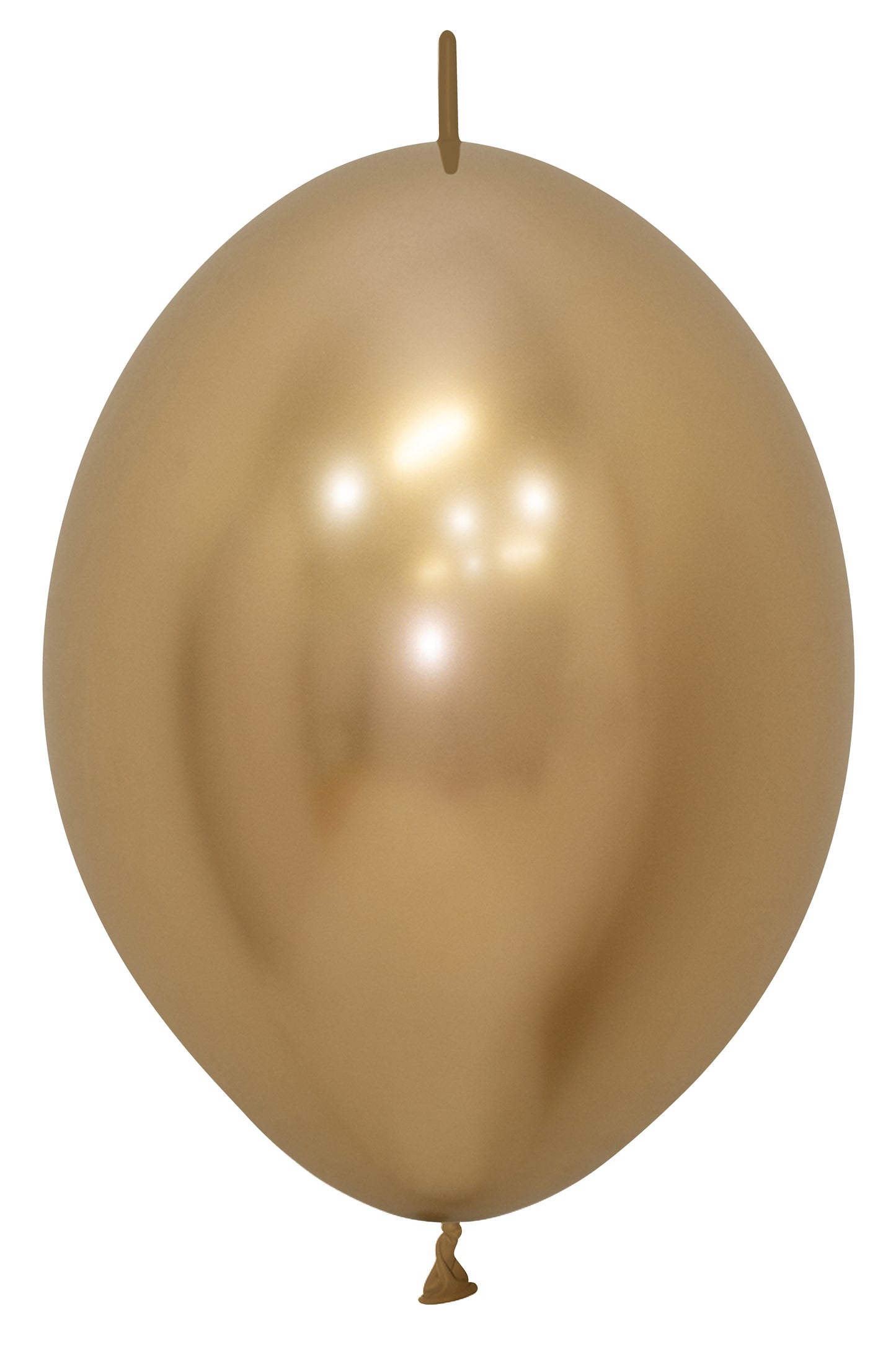12 inch Sempertex Reflex Gold LINK-O-LOON Latex Balloons 25ct