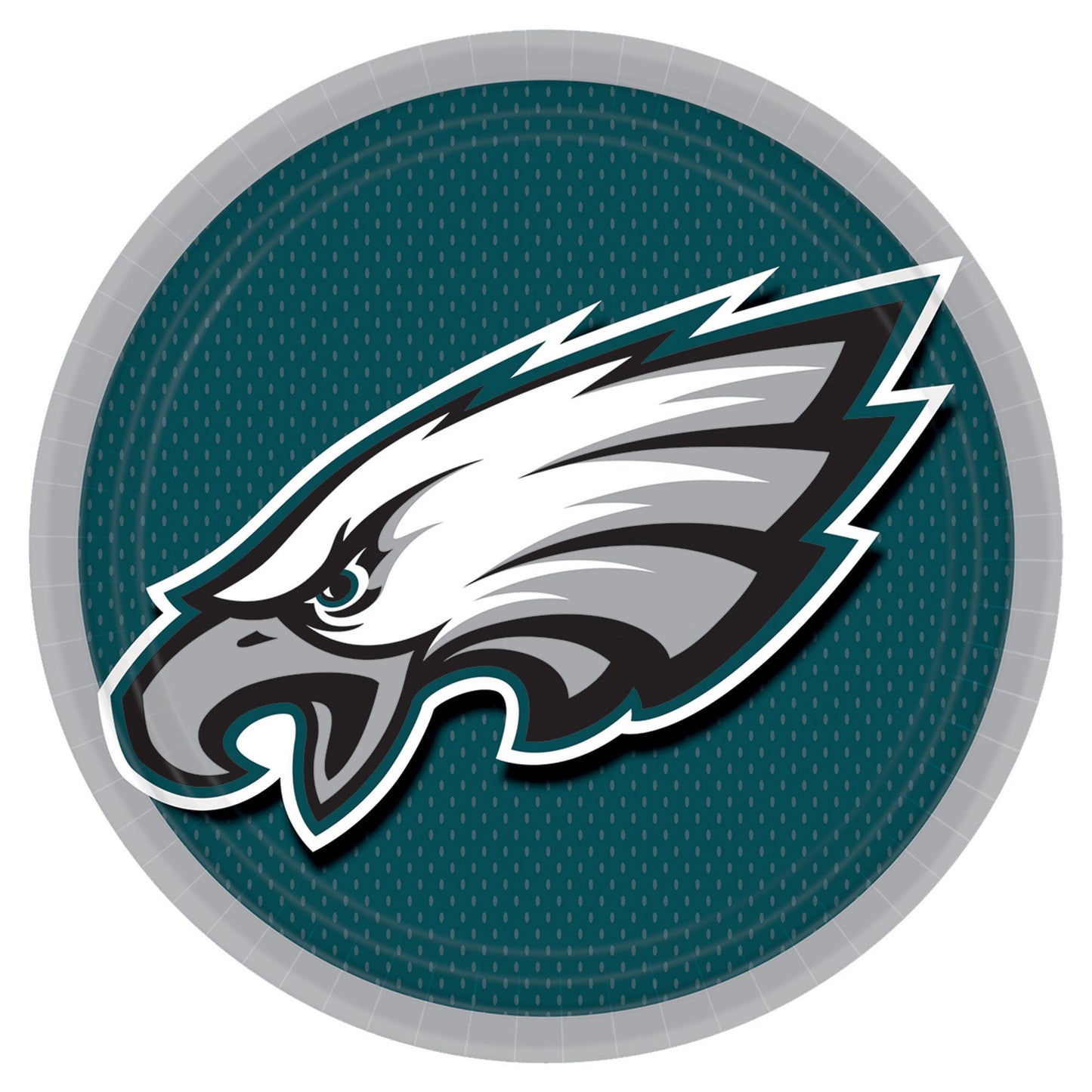 Plato de papel de 9 pulgadas de los Philadelphia Eagles