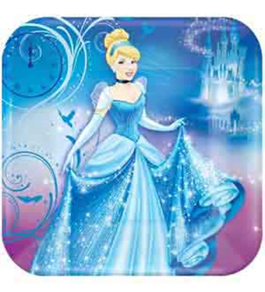 Cinderella Plate (L) 8ct