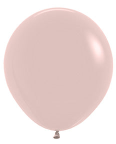 18 inch Sempertex Deluxe Creamy Blush Latex Balloons 25ct