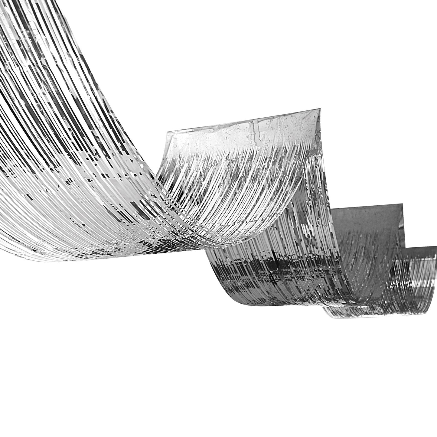 1-Ply Metallic Fringe Ceiling Curtain