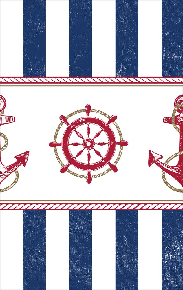 Mantel Anchors Aweigh 54x96
