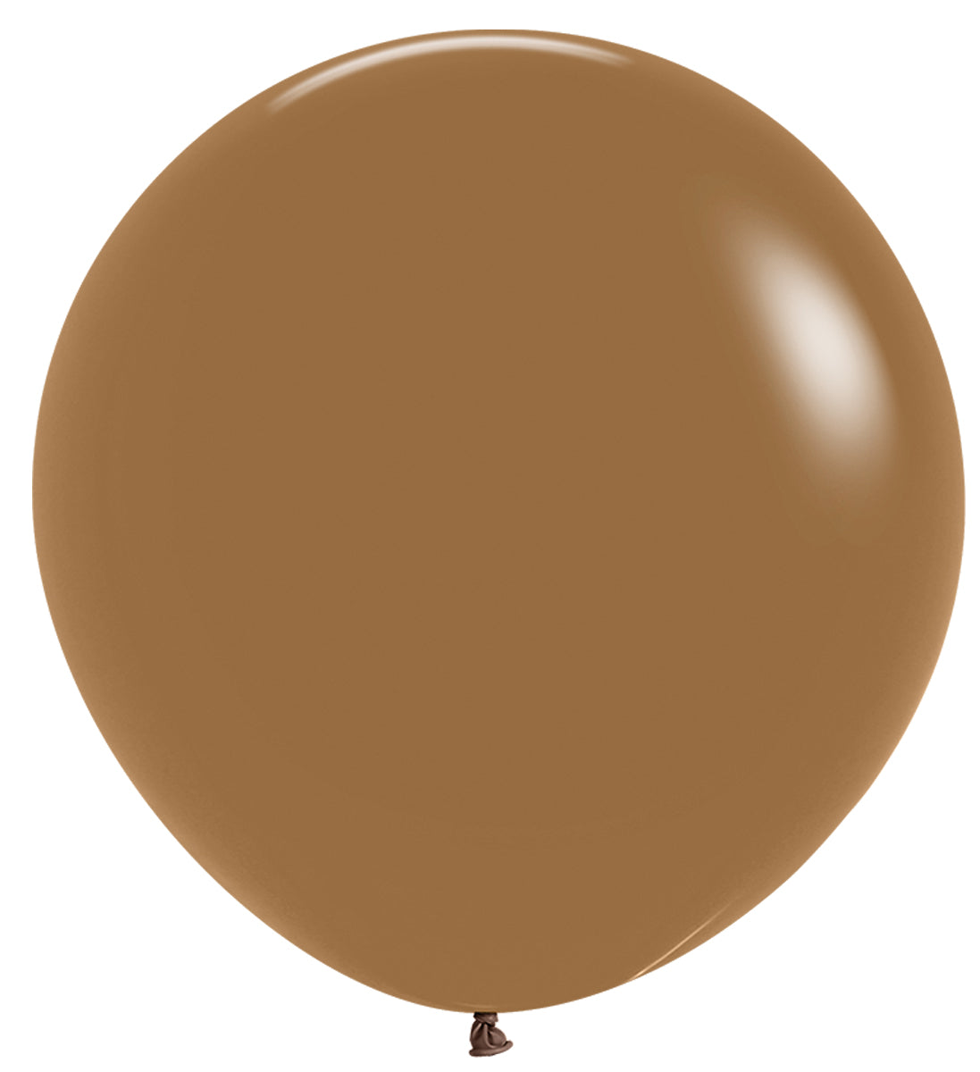 24 Inch Sempertex Deluxe Mocha Latex Balloons 10ct