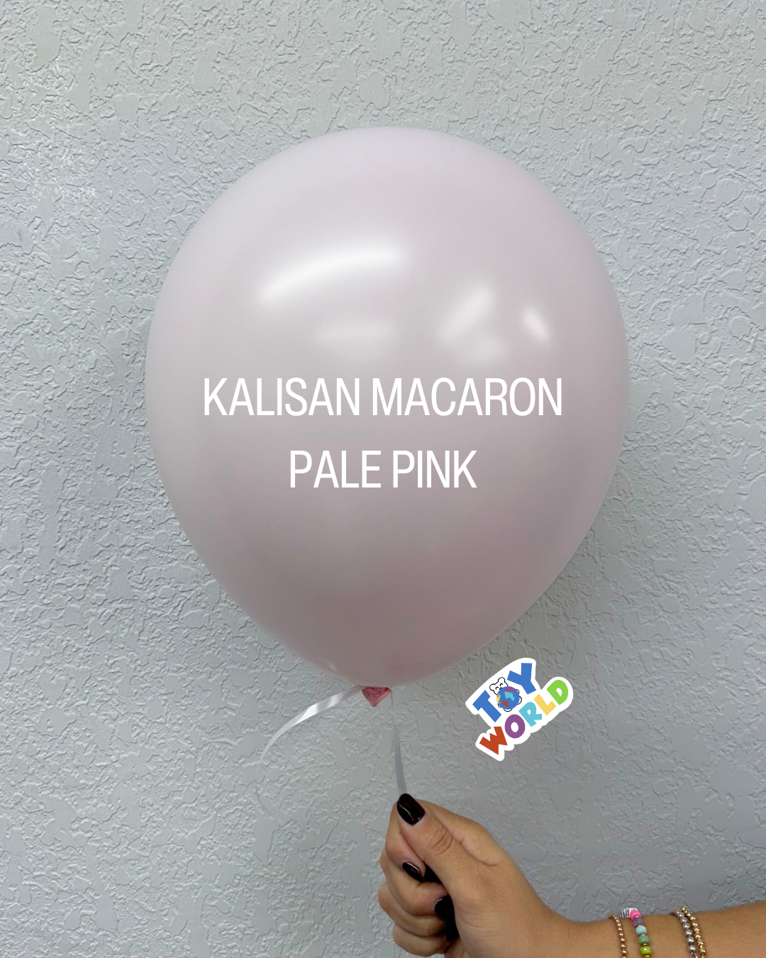 12 inch Kalisan Macaron Pale Pink 100ct