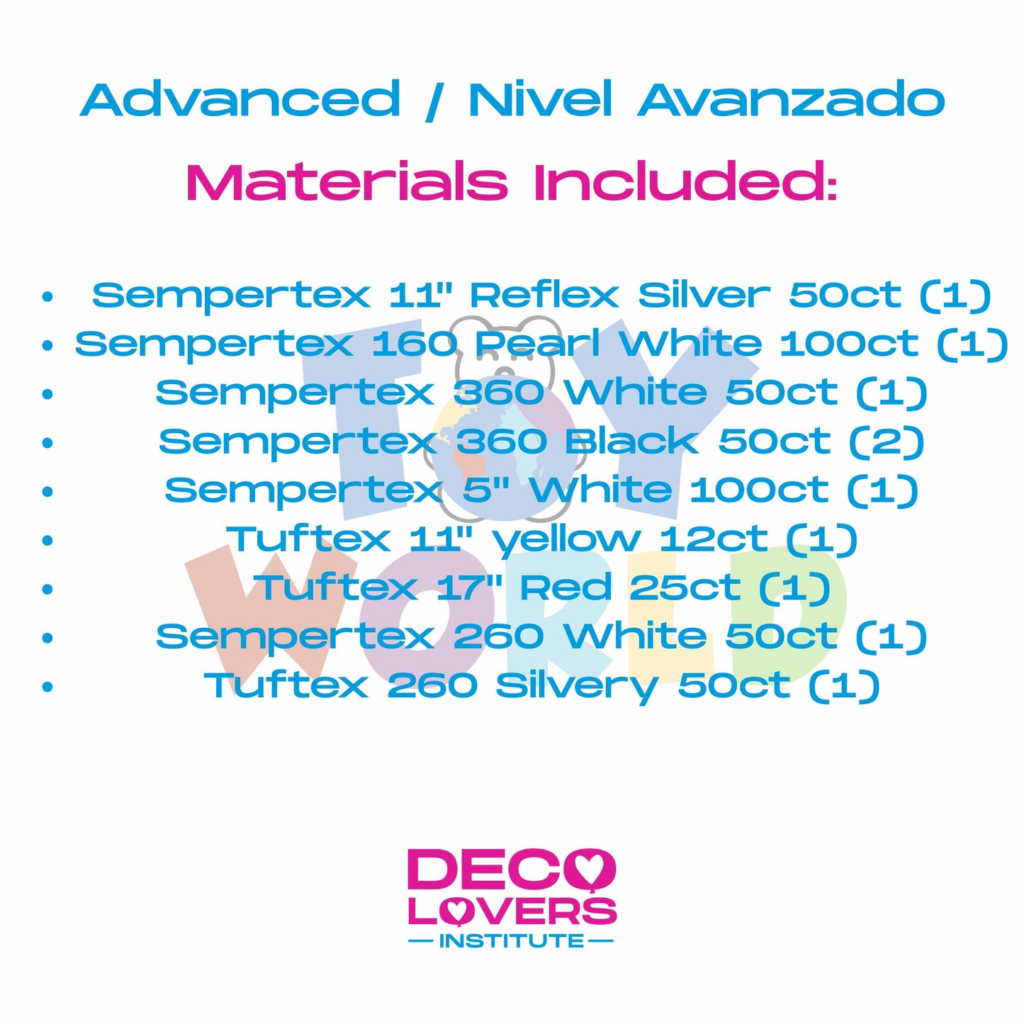 Advanced Level Kit - Nivel Avanzado - Toy World Inc