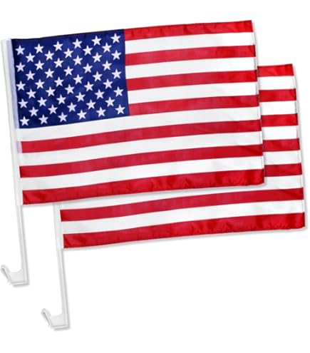 American Flag for Car Windows 12x18 (1ct)