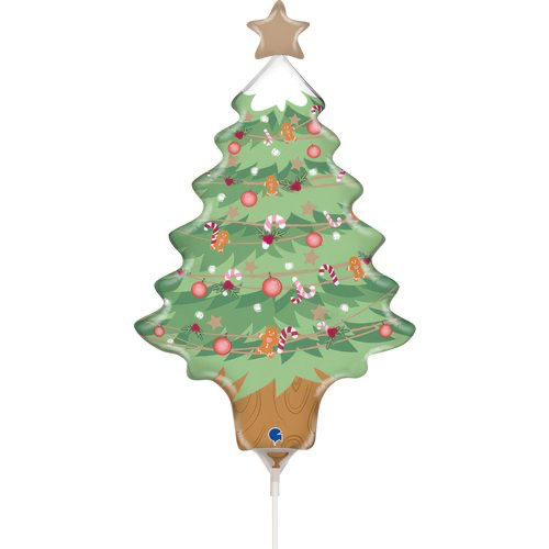 Grabo Christmas Tree 14 inch Foil Balloon 1ct