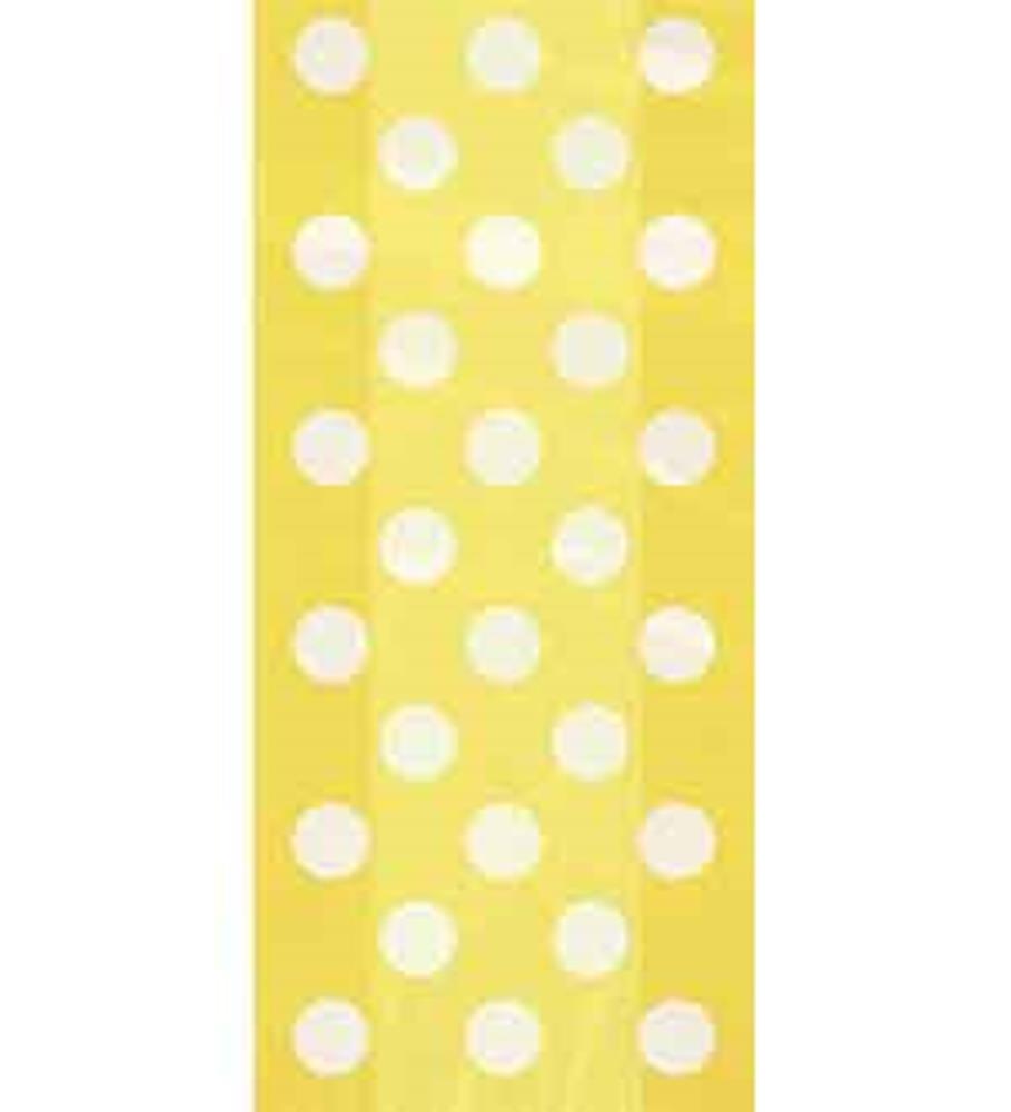 Sunflower Yellow Dots Cello Bag 20ct