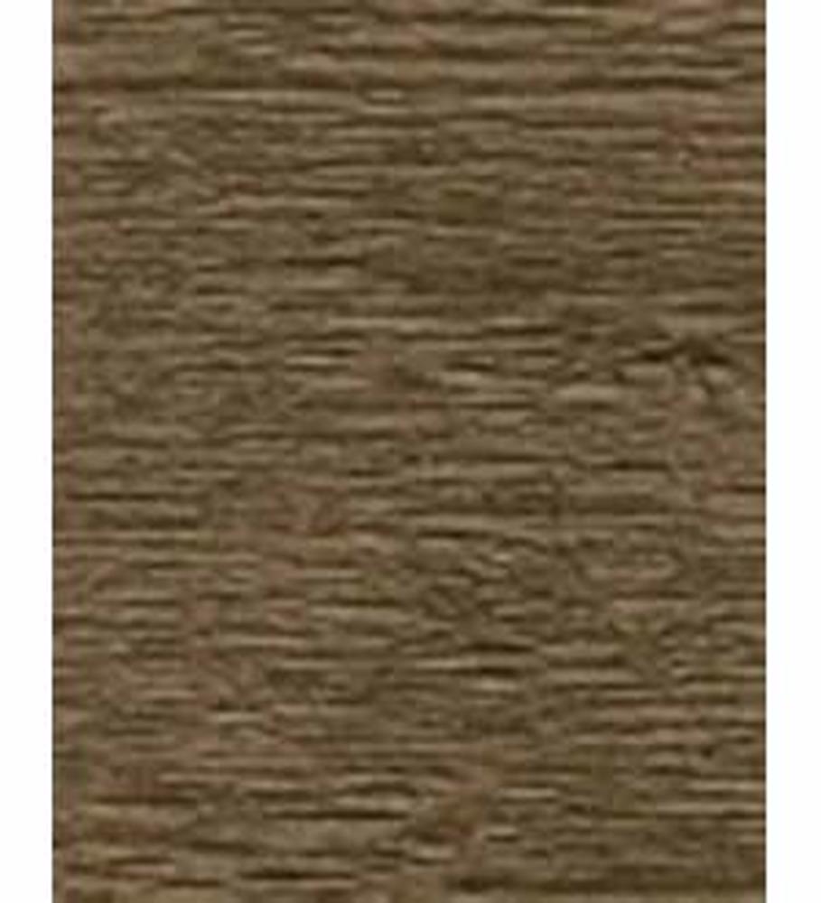 Brown crepe paper streamer with a textured, crinkled surface pattern.