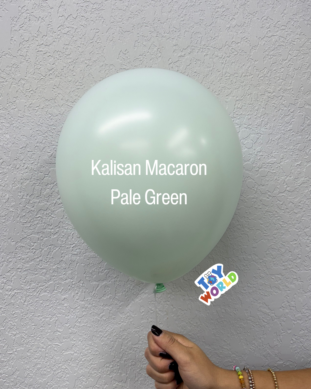 Globos de látex verde pálido Kalisan Macaron de 5 pulgadas, 100 unidades