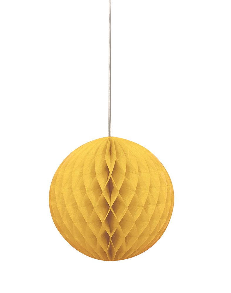 Honeycomb Ball 8in Sun Yellow image