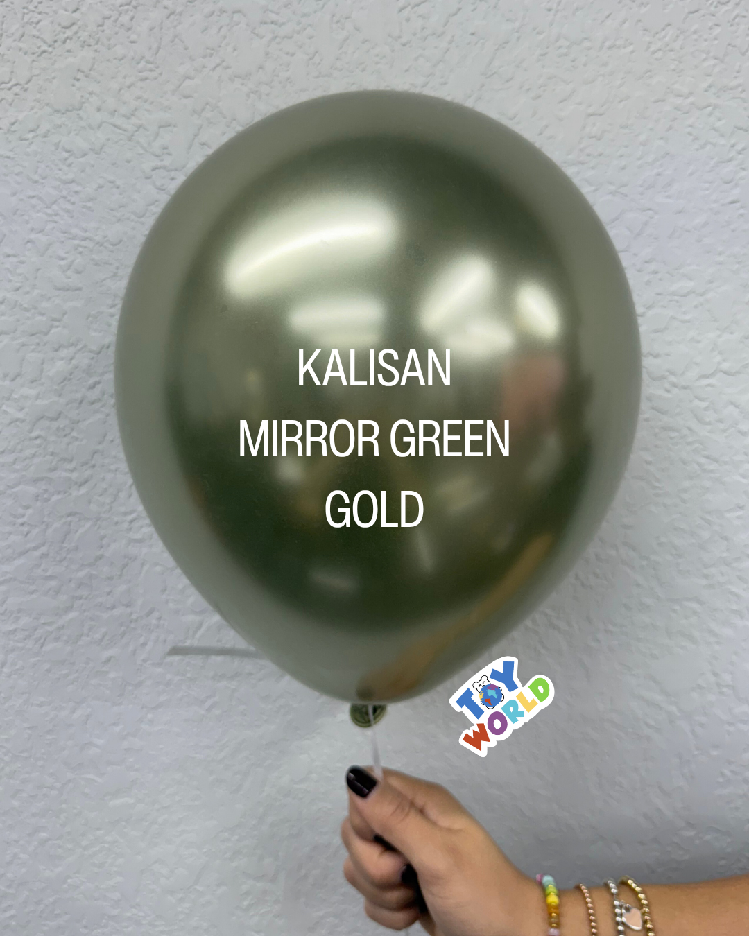 5 inch Kalisan Mirror Green Gold 100ct
