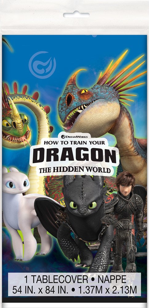 Cómo entrenar a tu dragón 3 - Mantel rectangular de plástico, 54" x 84"