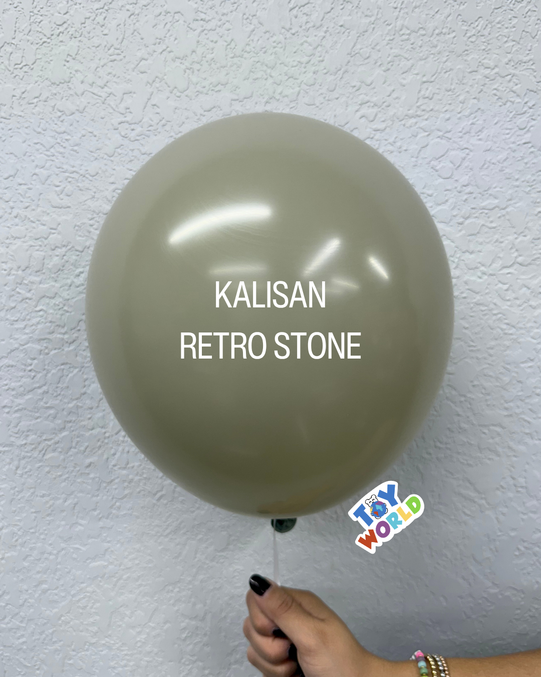 Globos de látex de piedra retro Kalisan de 12 pulgadas, 100 unidades