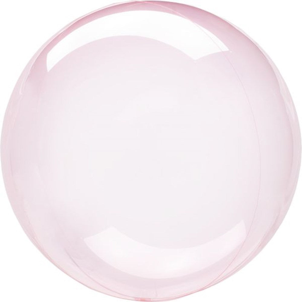 18-inch transparent balloon with a subtle dark pink tint and glossy finish.