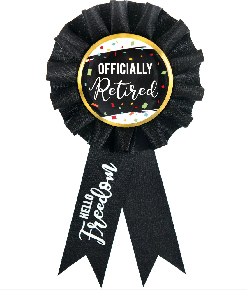 Officially Retired Award Ribbon
