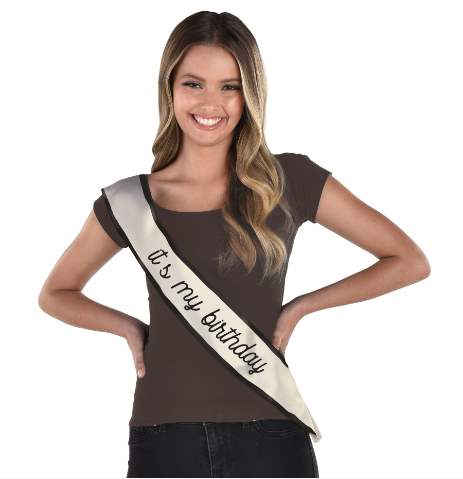 Birthday Chic Birthday Sash