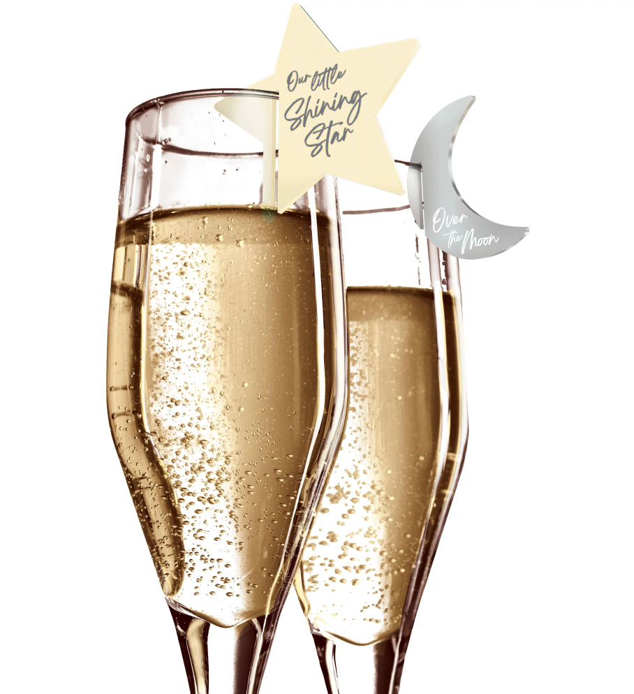 Over The Moon Drink Toppers