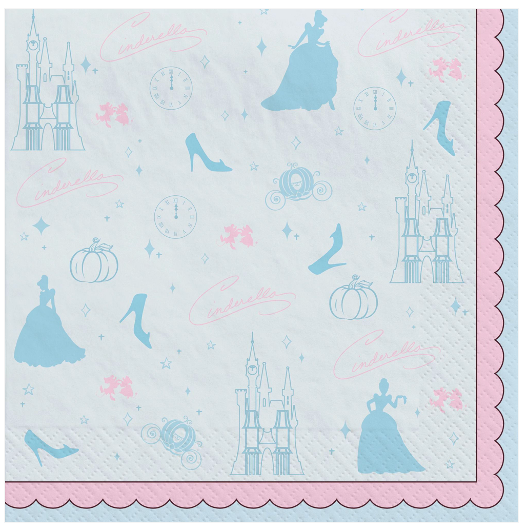 Cinderella Lunch Napkins 16ct