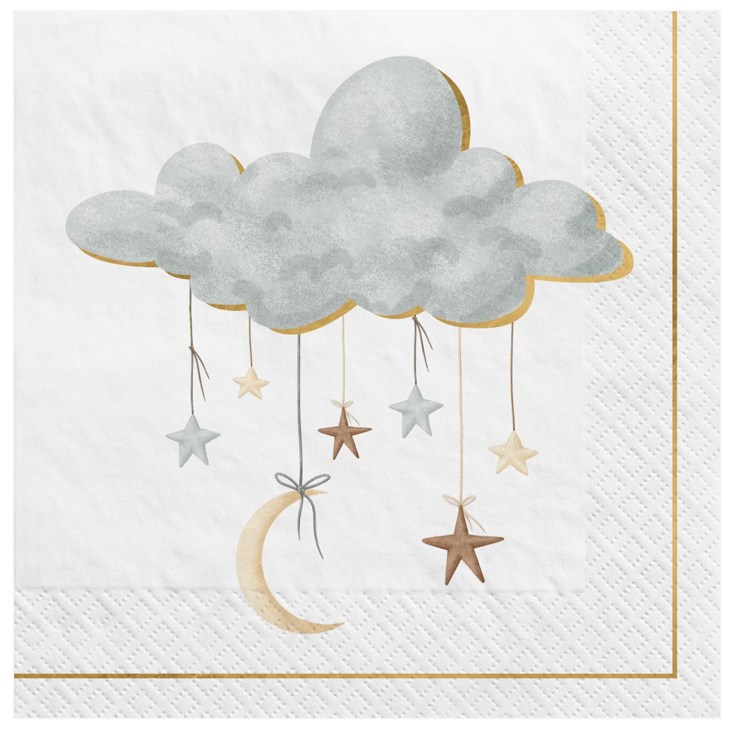Over The Moon Luncheon Napkins 16ct