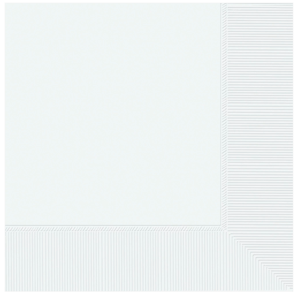 Frosty White Lunch Napkins 40ct