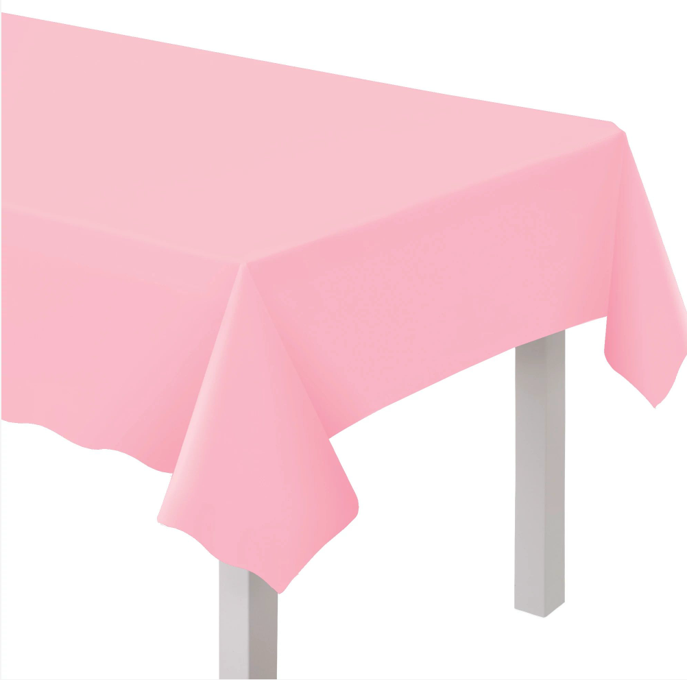 Plastic Table Cover Rose 54 inch x 108 inch 1ct