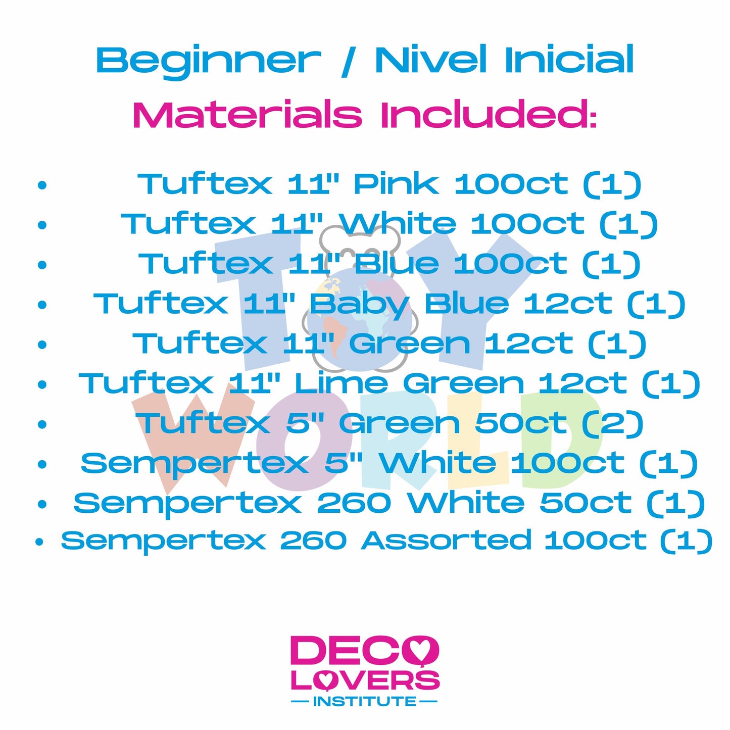 Beginner Level Kit - Nivel Incial - Toy World Inc