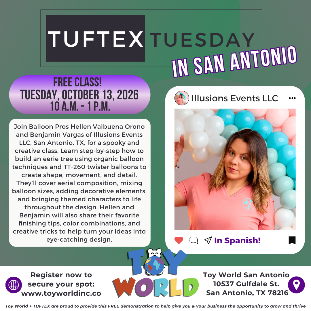 San Antonio, TX - Tuftex Tuesday with Illusions Events