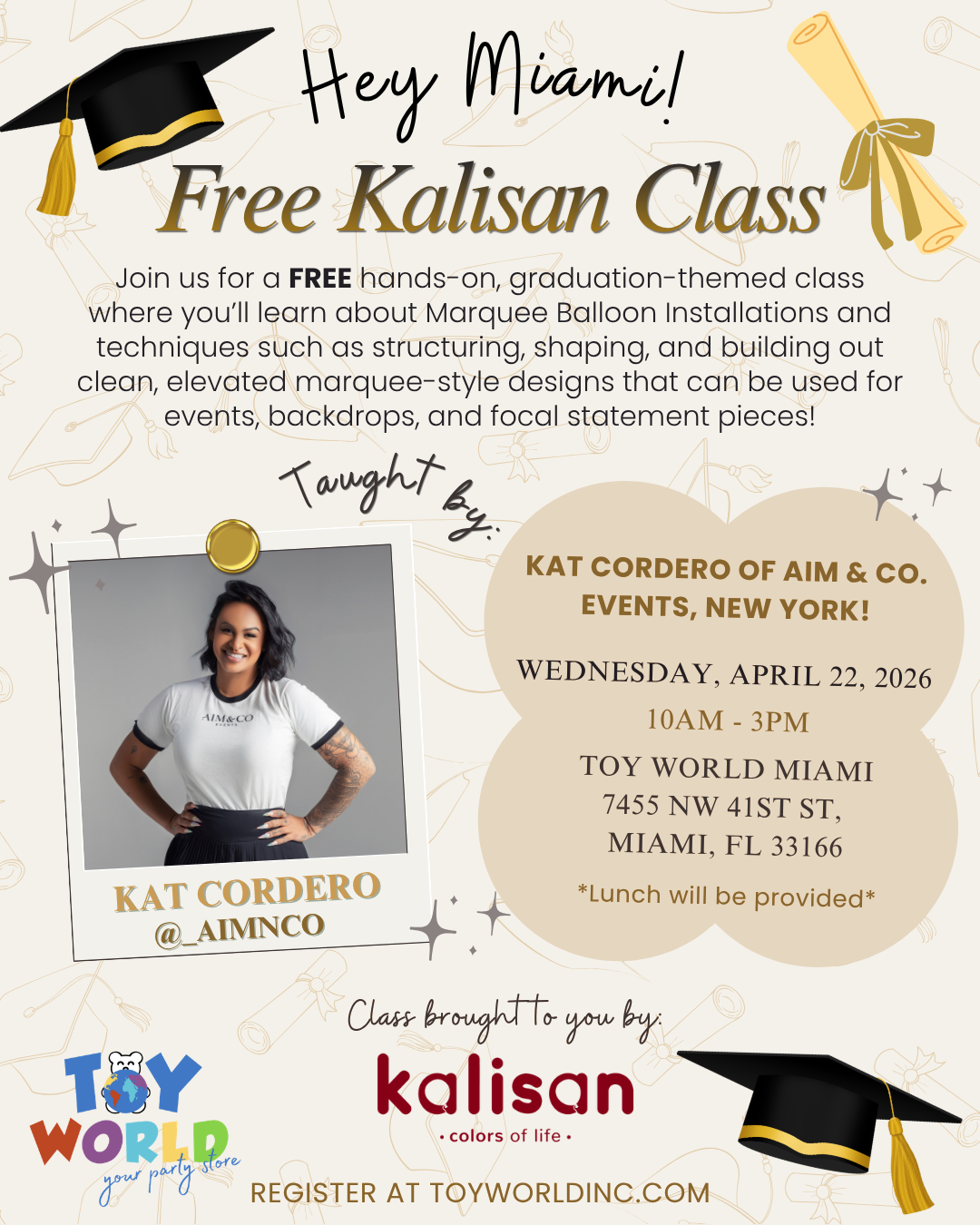 Miami, FL - Free Kalisan Class with Aim & Co. Events