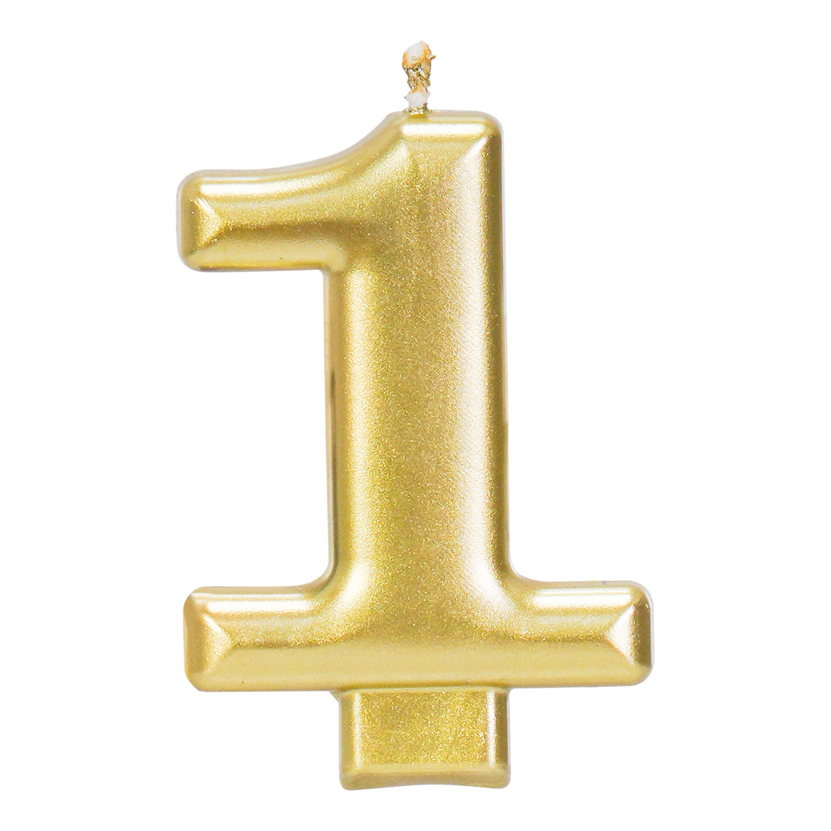 Gold 3.25 inch Number 1 Candle 1ct
